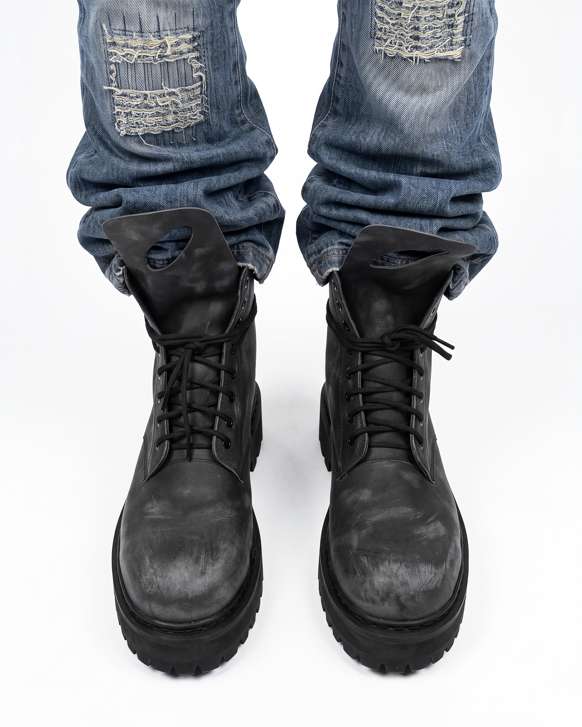 GUERRILLA BOOT - AGED BLACK