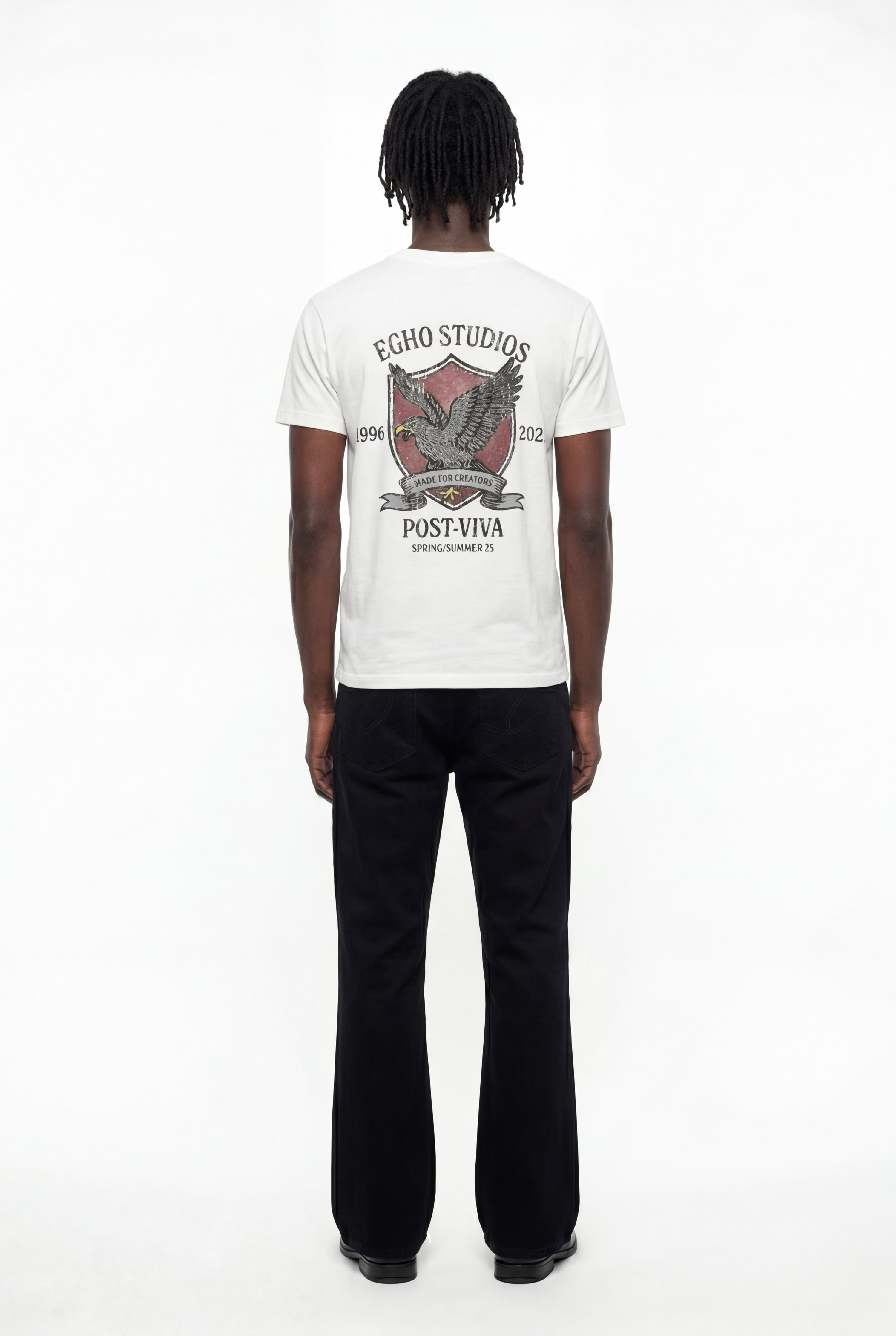 BLACK BIRD REGULAR TEE - OW