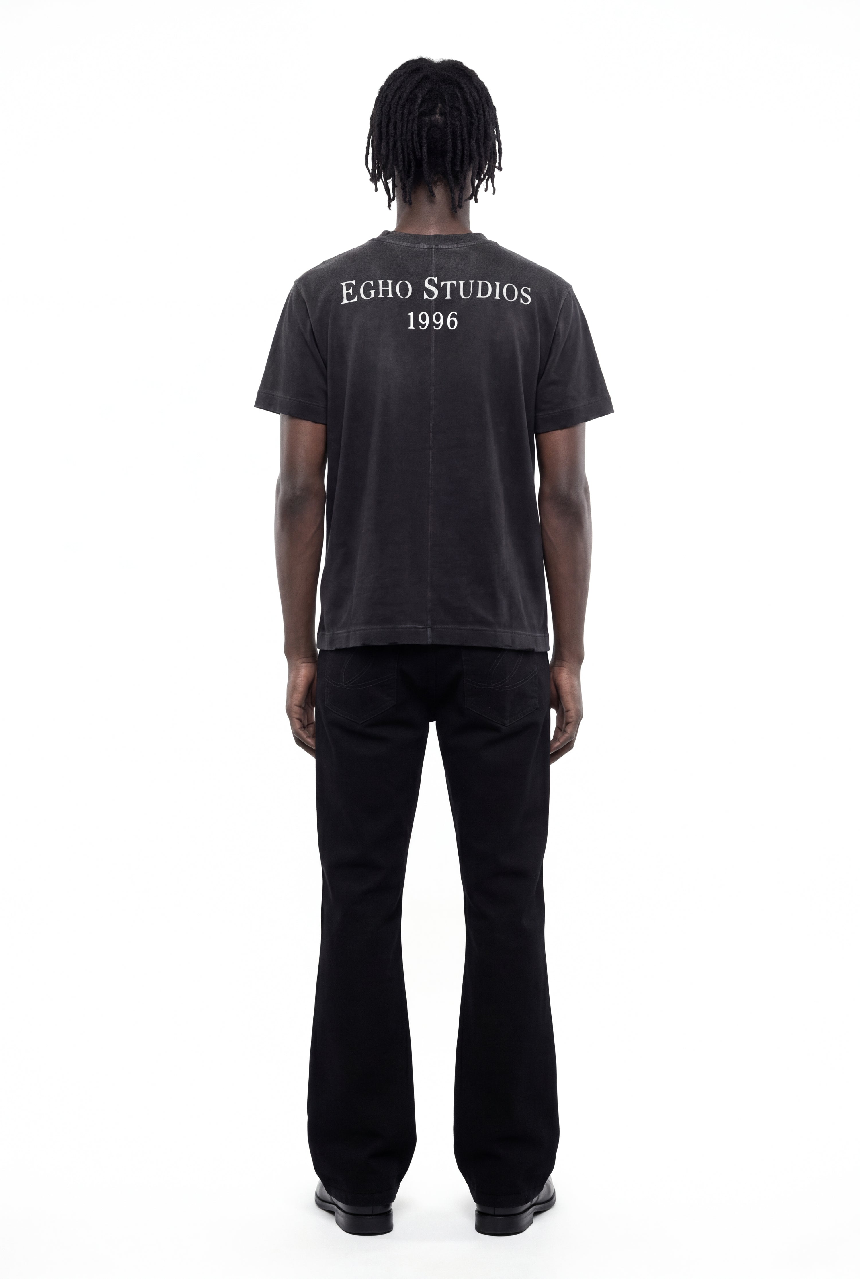 ELIZABETH REGULAR TEE - FADED BLACK