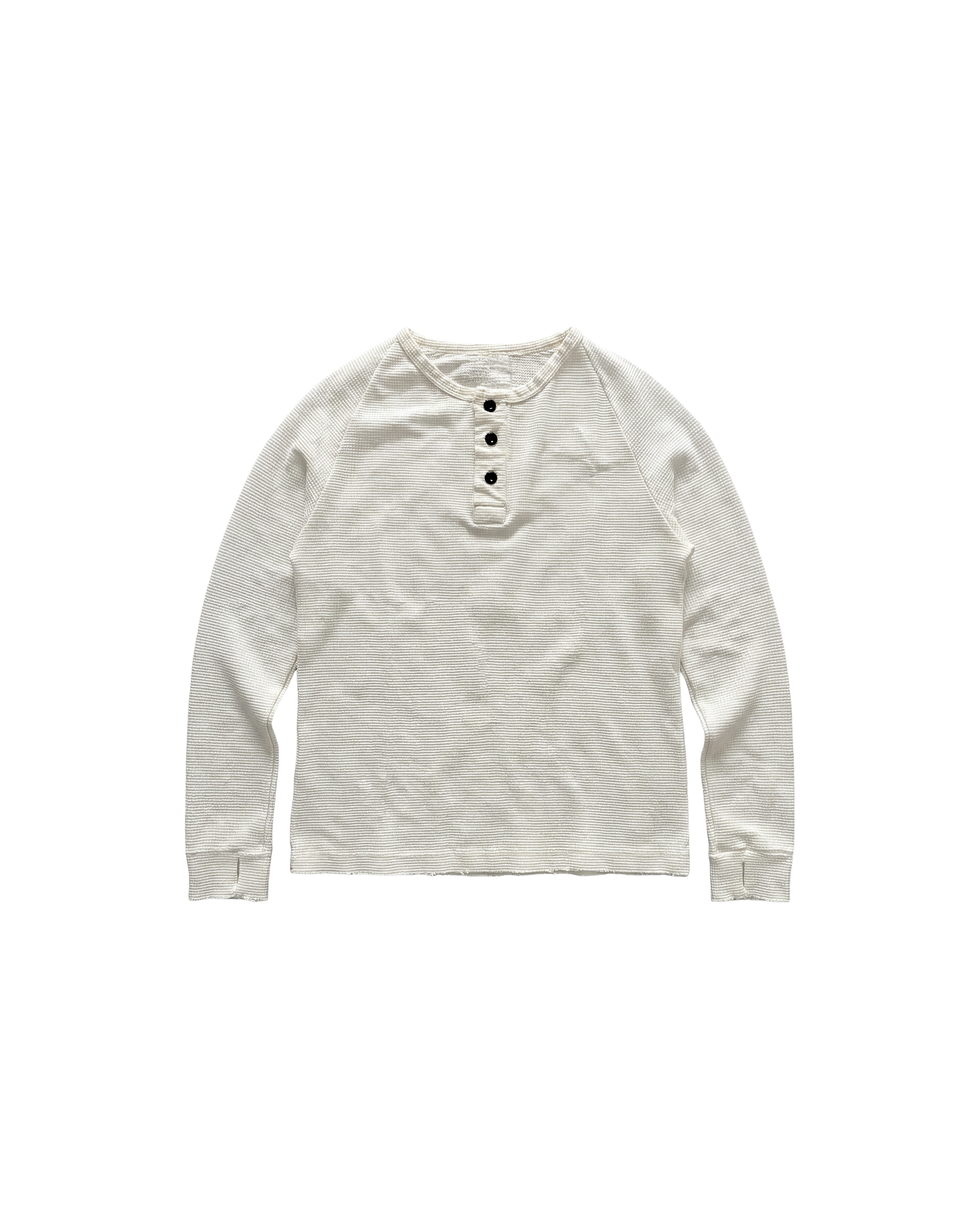 WAFFLE HENLEY - WHITE