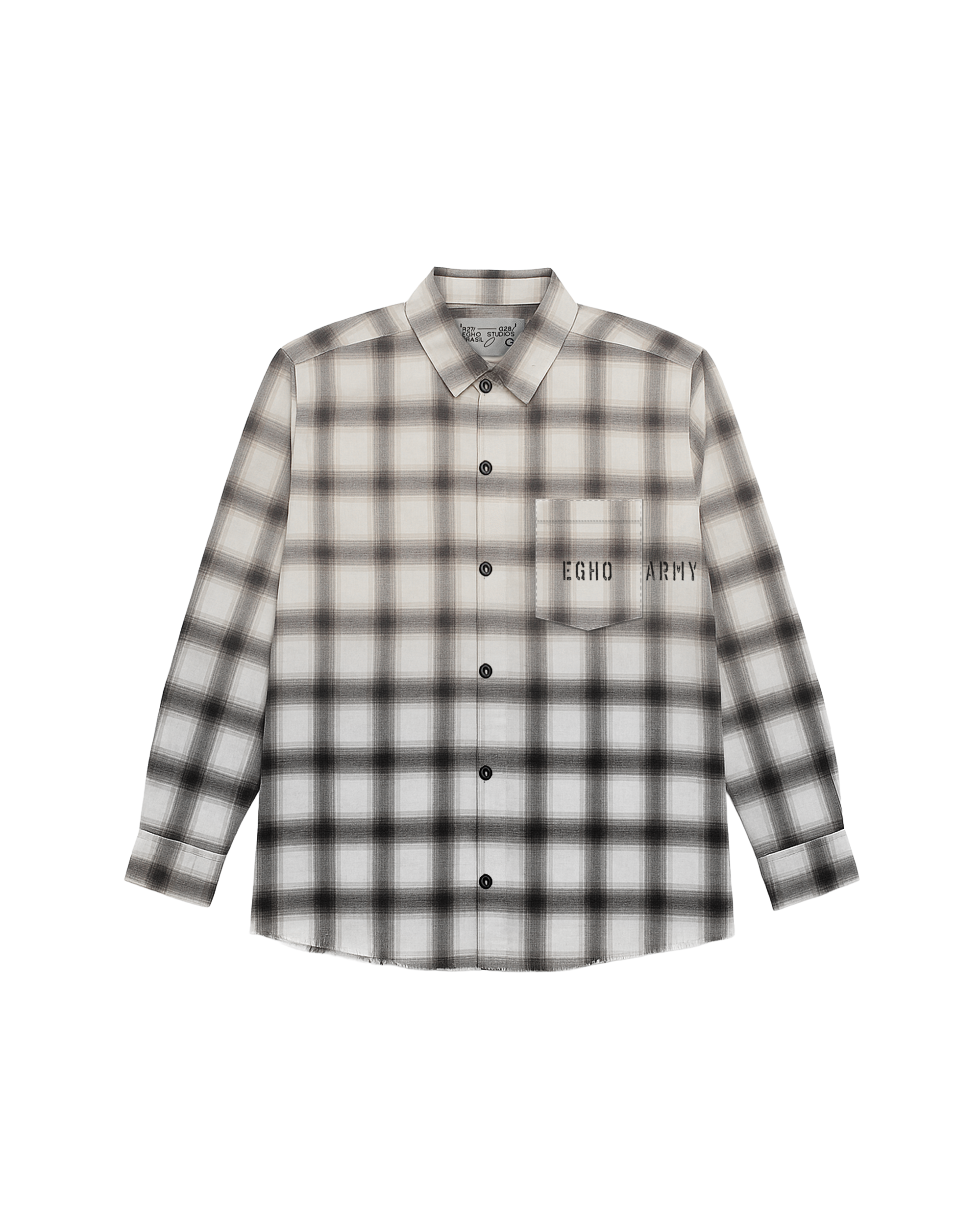 UNF FLANNEL SHIRT - CREAM
