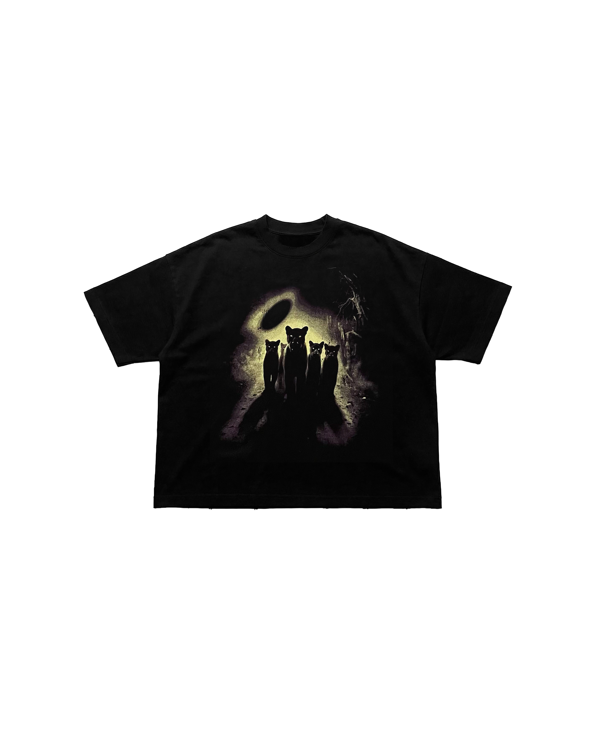 ALCATEIA BOXY TEE - BLACK