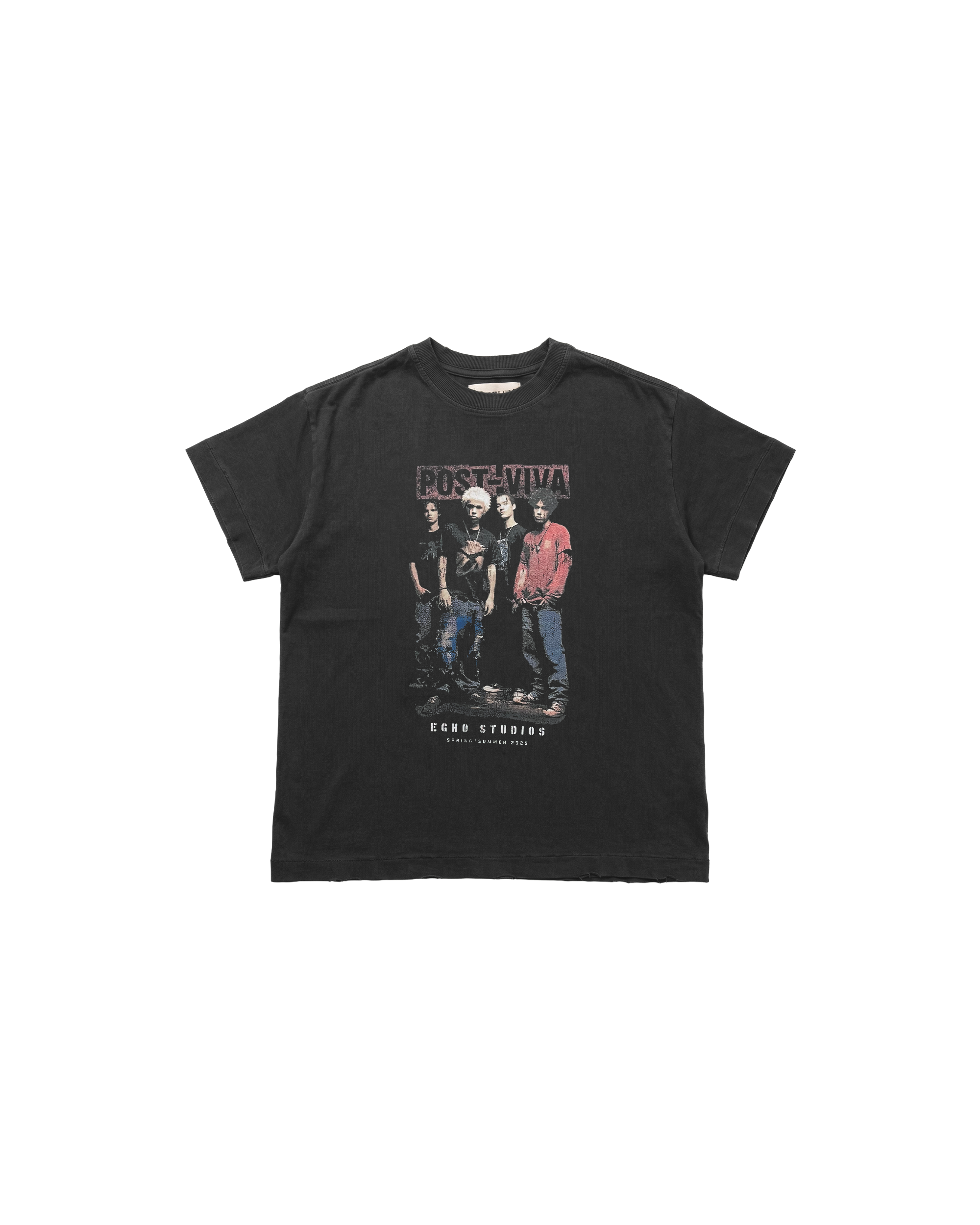 POST VIVA BAND REGULAR TEE - CHARCOAL