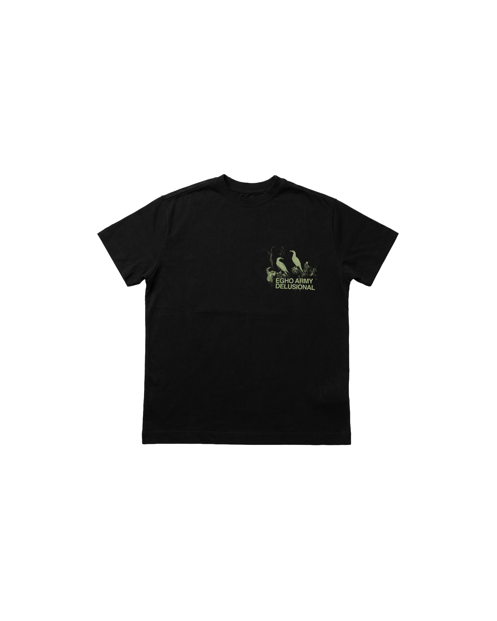 DELUSIONAL REGULAR TEE  - BLACK