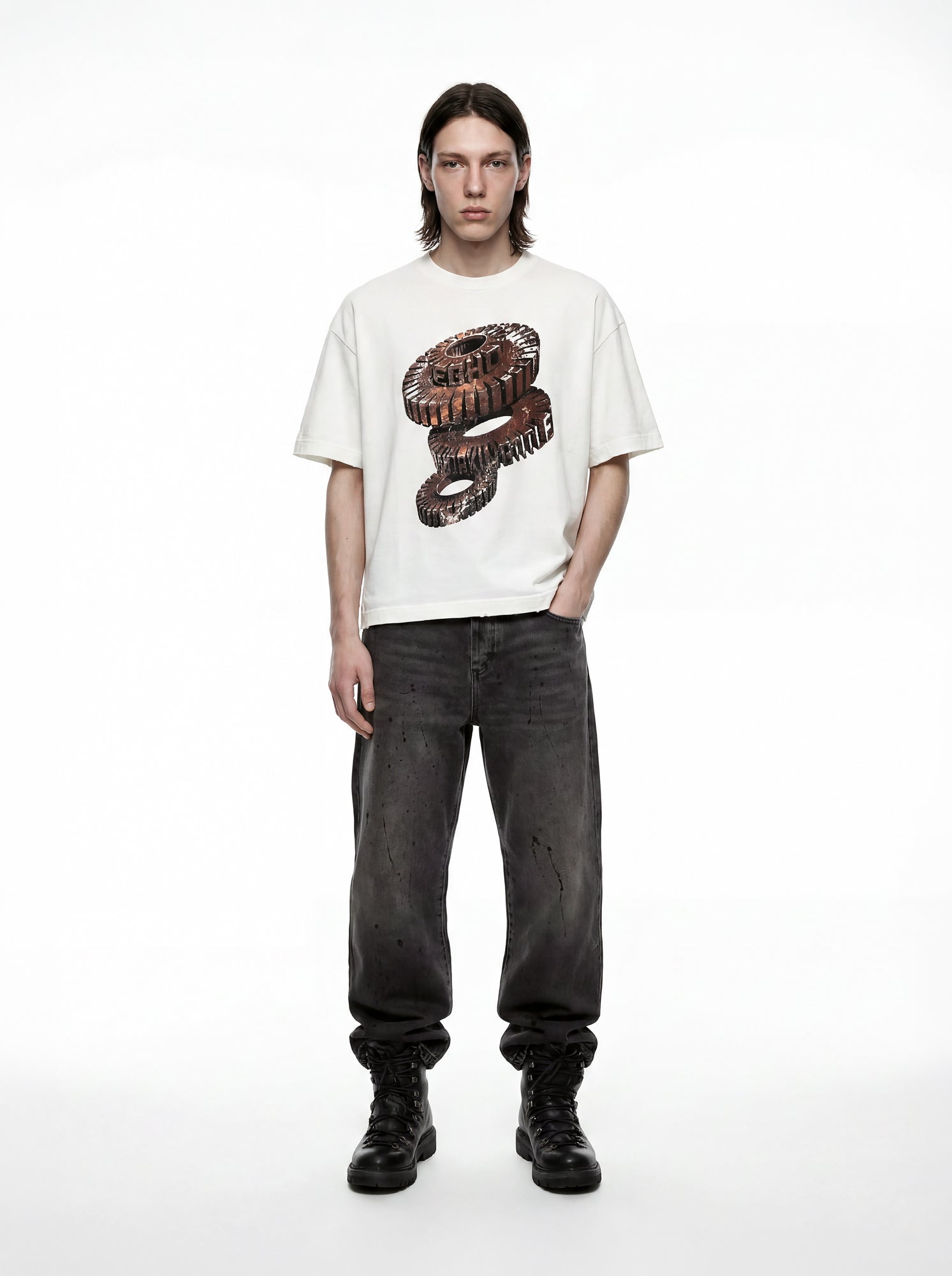 GEARS BOXY TEE OFF