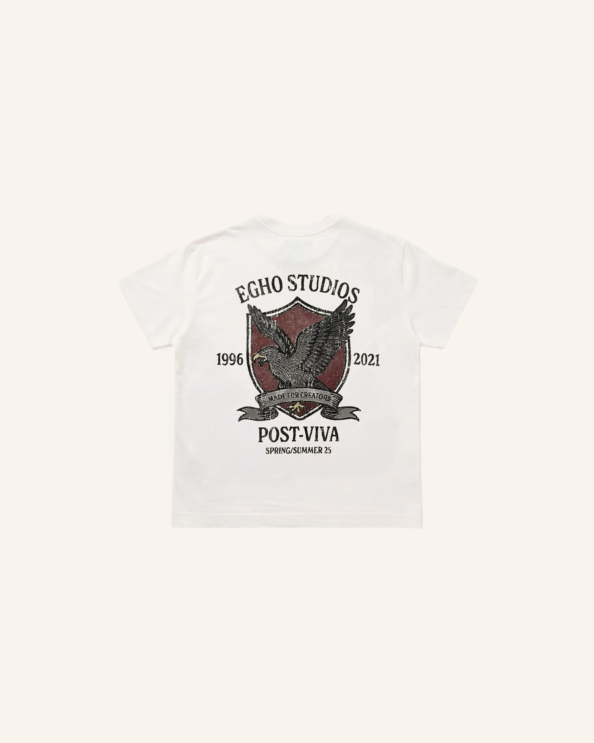 BLACK BIRD REGULAR TEE - OW
