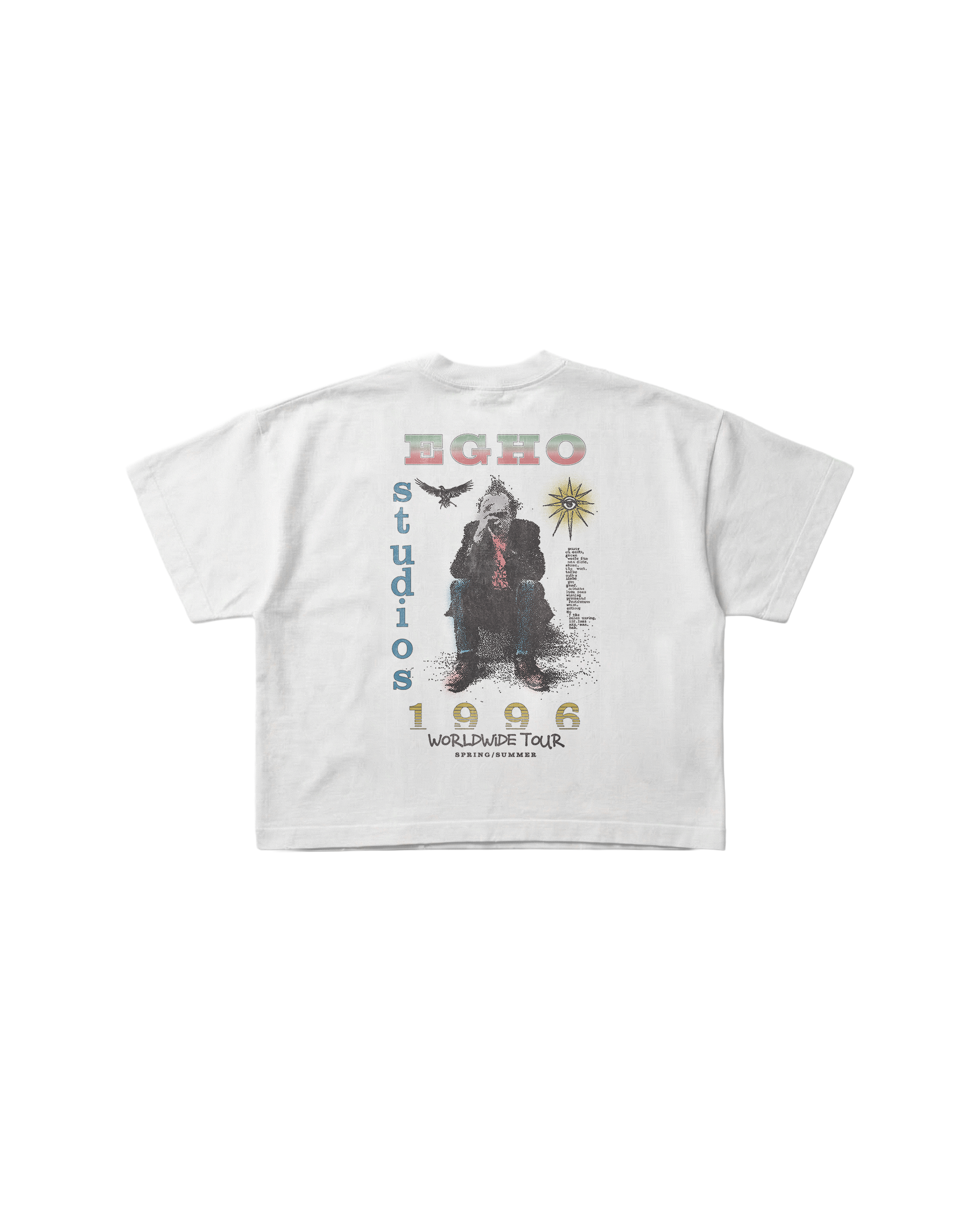 WORLDWIDE TOUR OVERBOXY TEE - WHITE