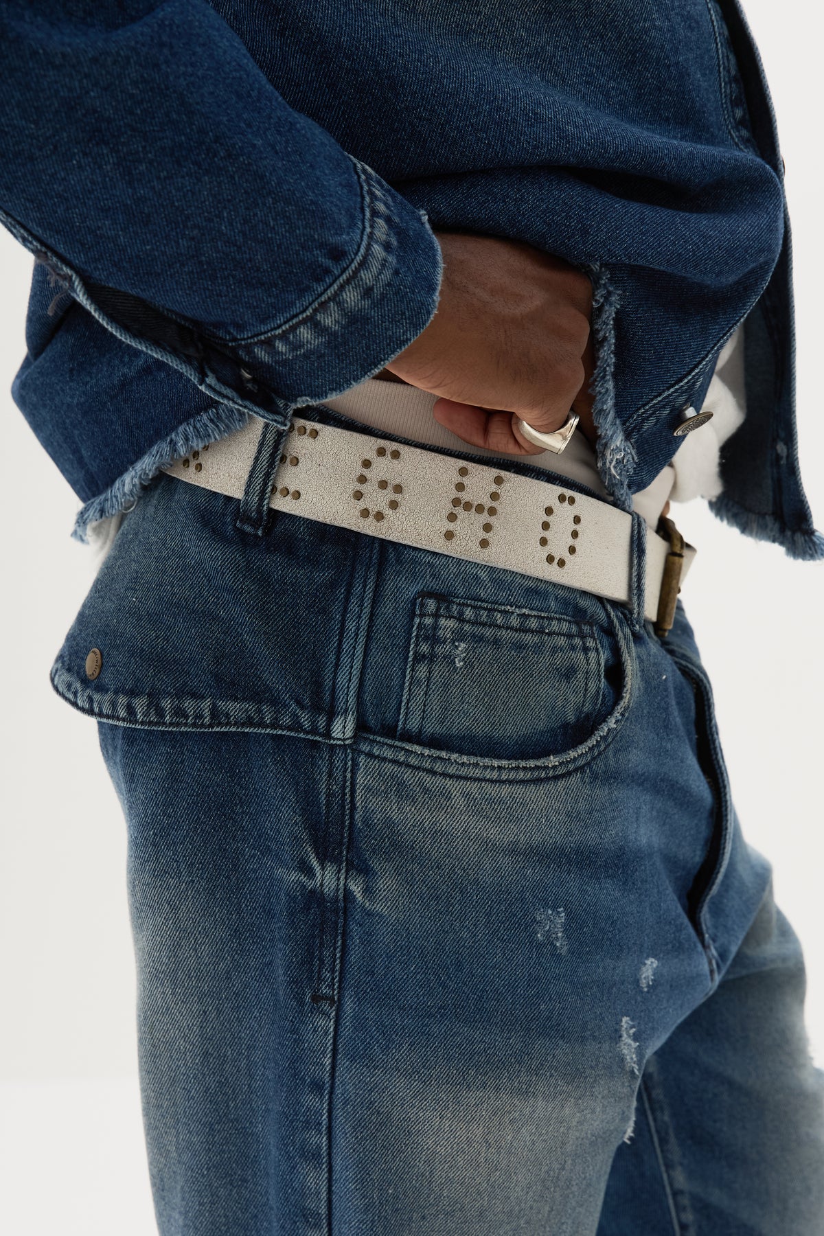 SIGNATURE BELT - BONE x WSG