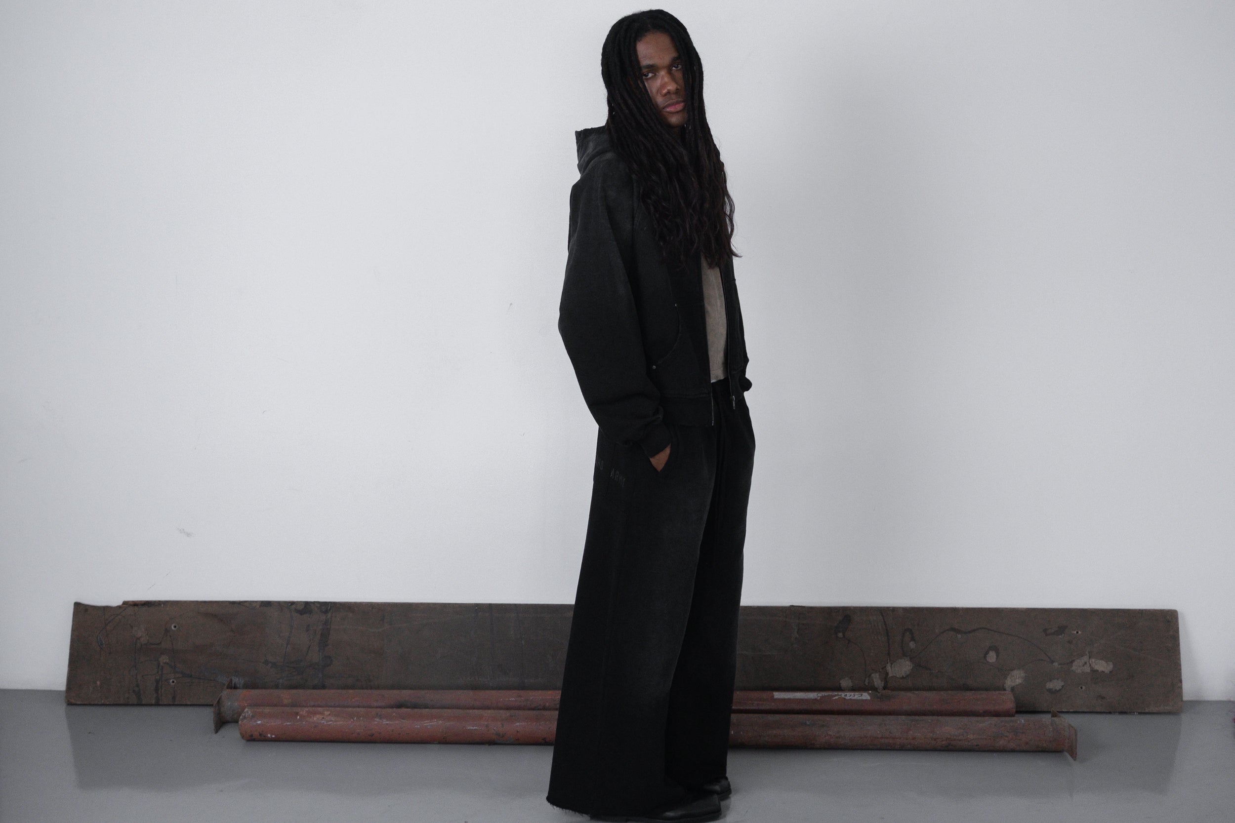 UNF LOOSE SWEATPANTS - BLACK (PRÉ-VENDA)