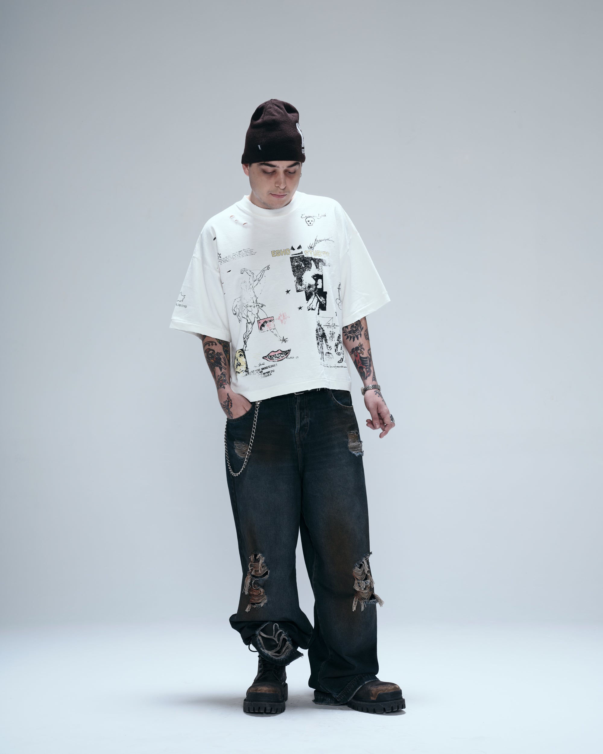 ZINE OVERBOXY HEAVY TEE - OW