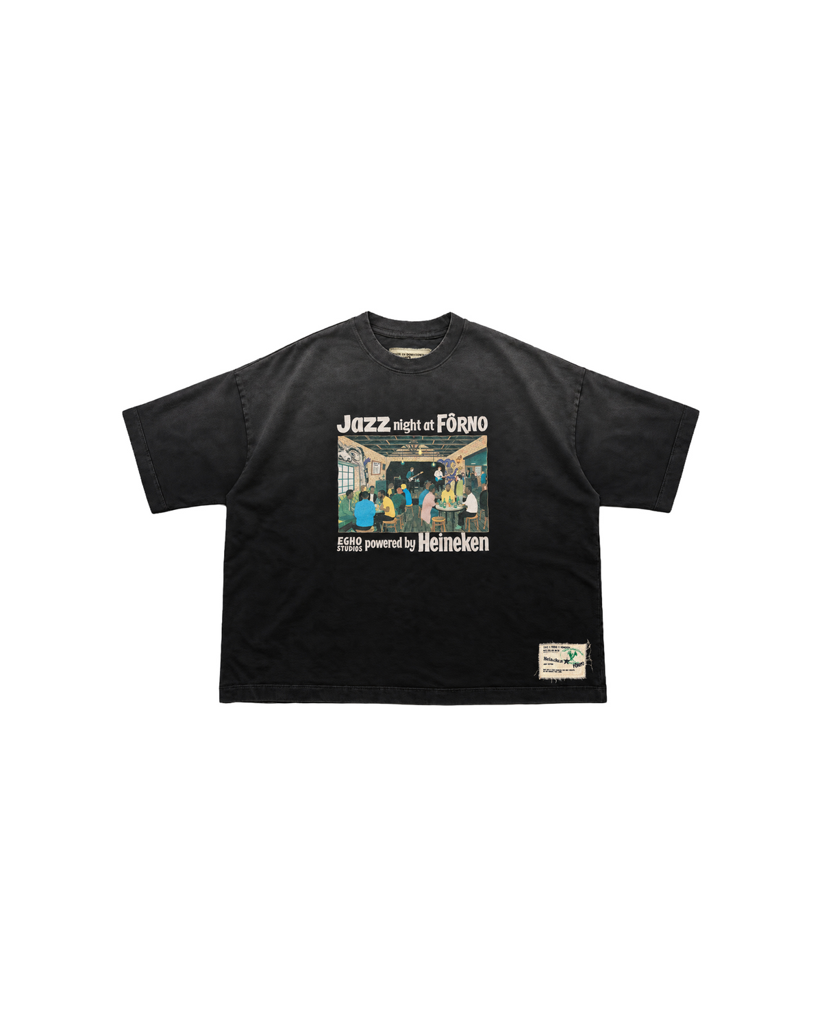 JAZZ NIGHT TEE - PRETA