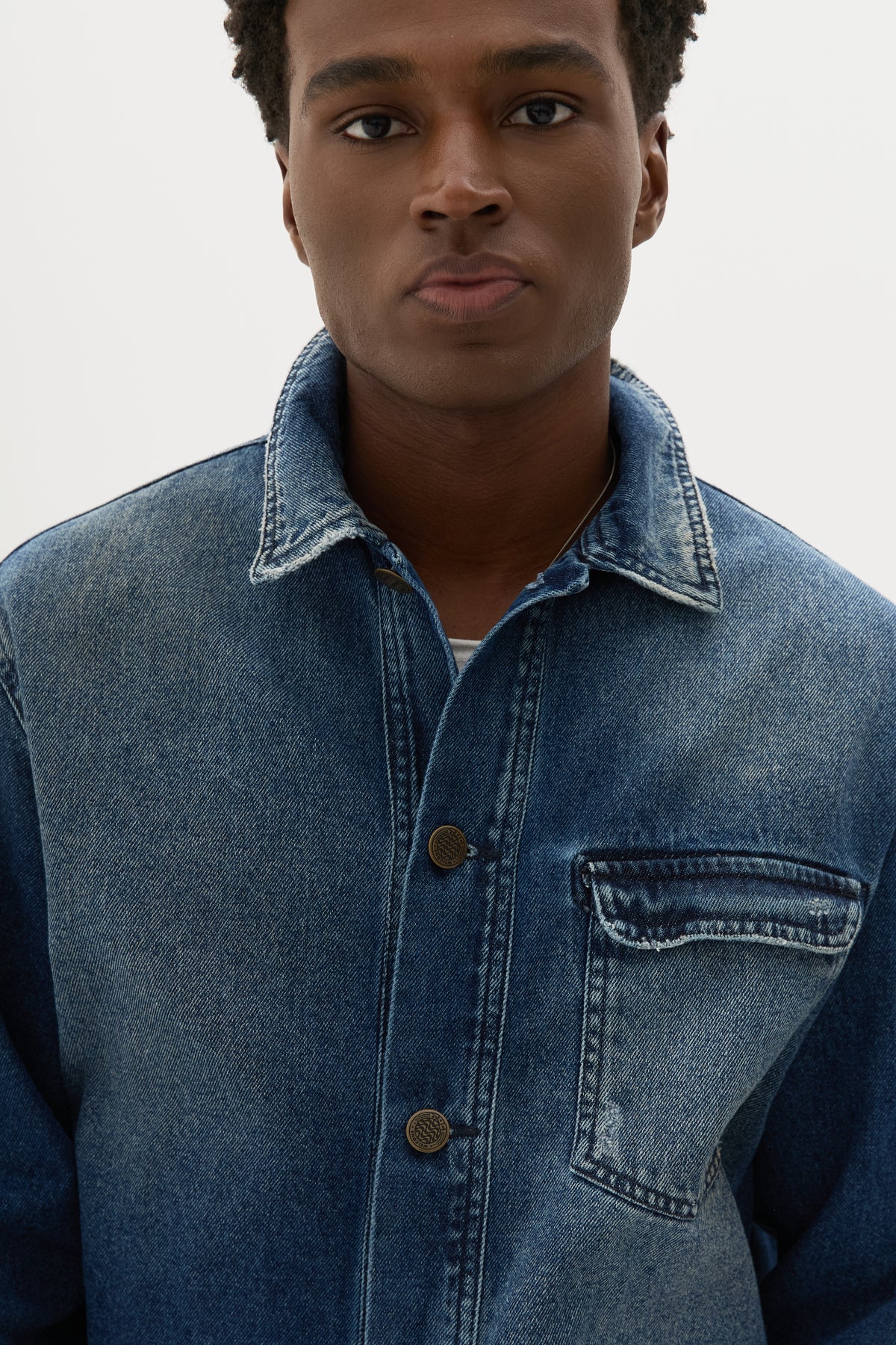 WORN DENIM JACKET  x WSG