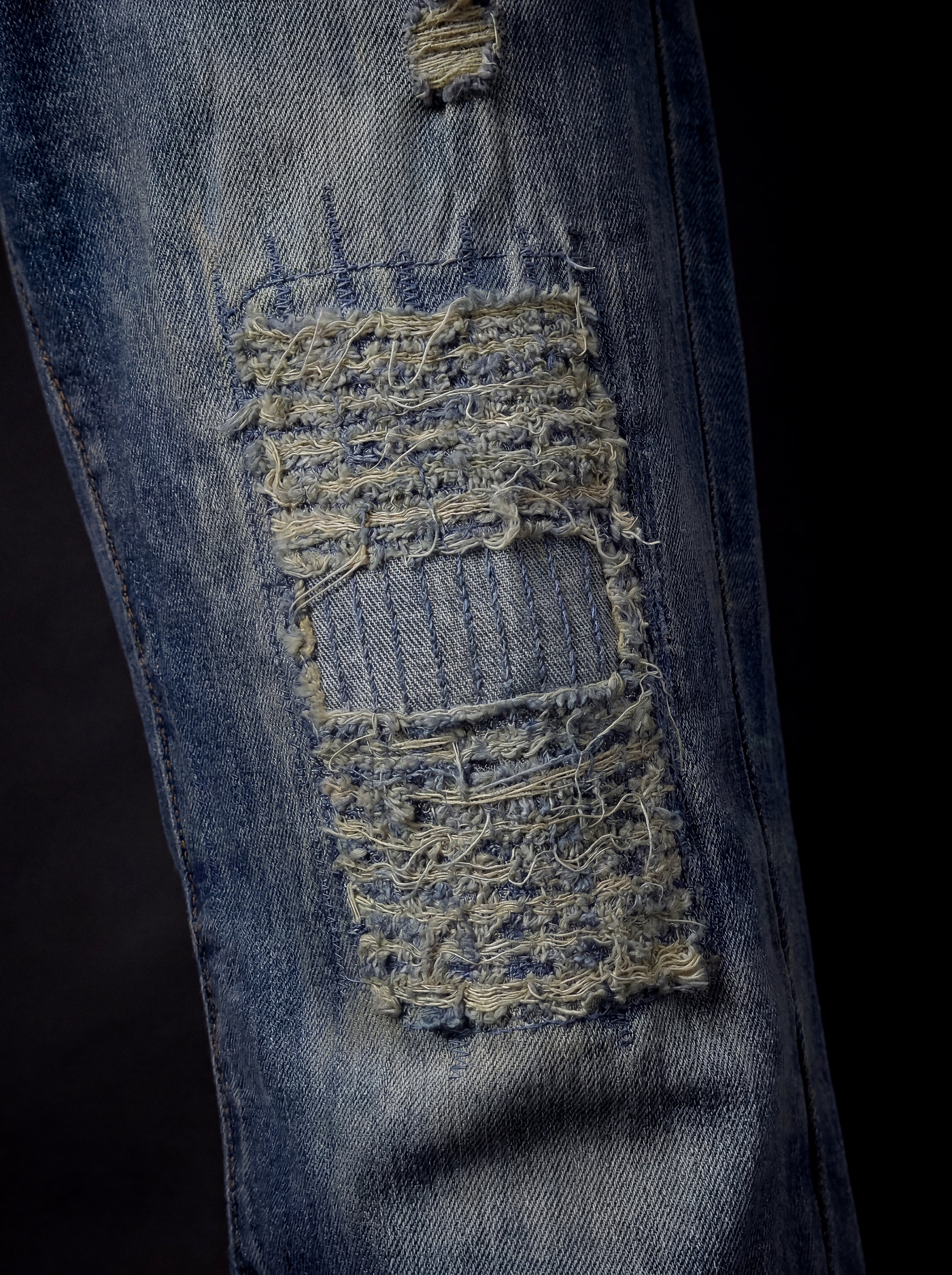 BOOTCUT DENIM PATCH STITCH
