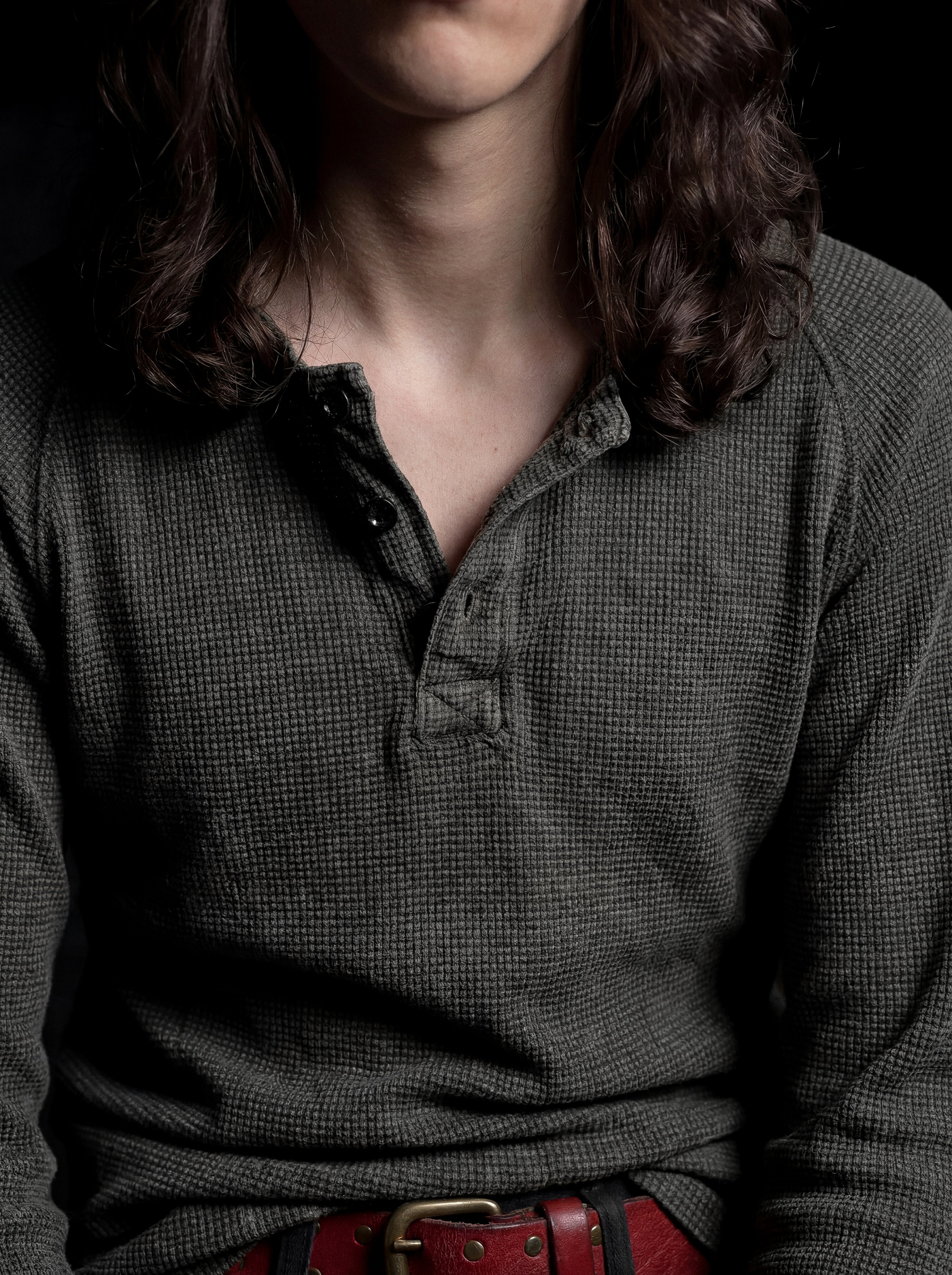 WAFFLE HENLEY - GREY