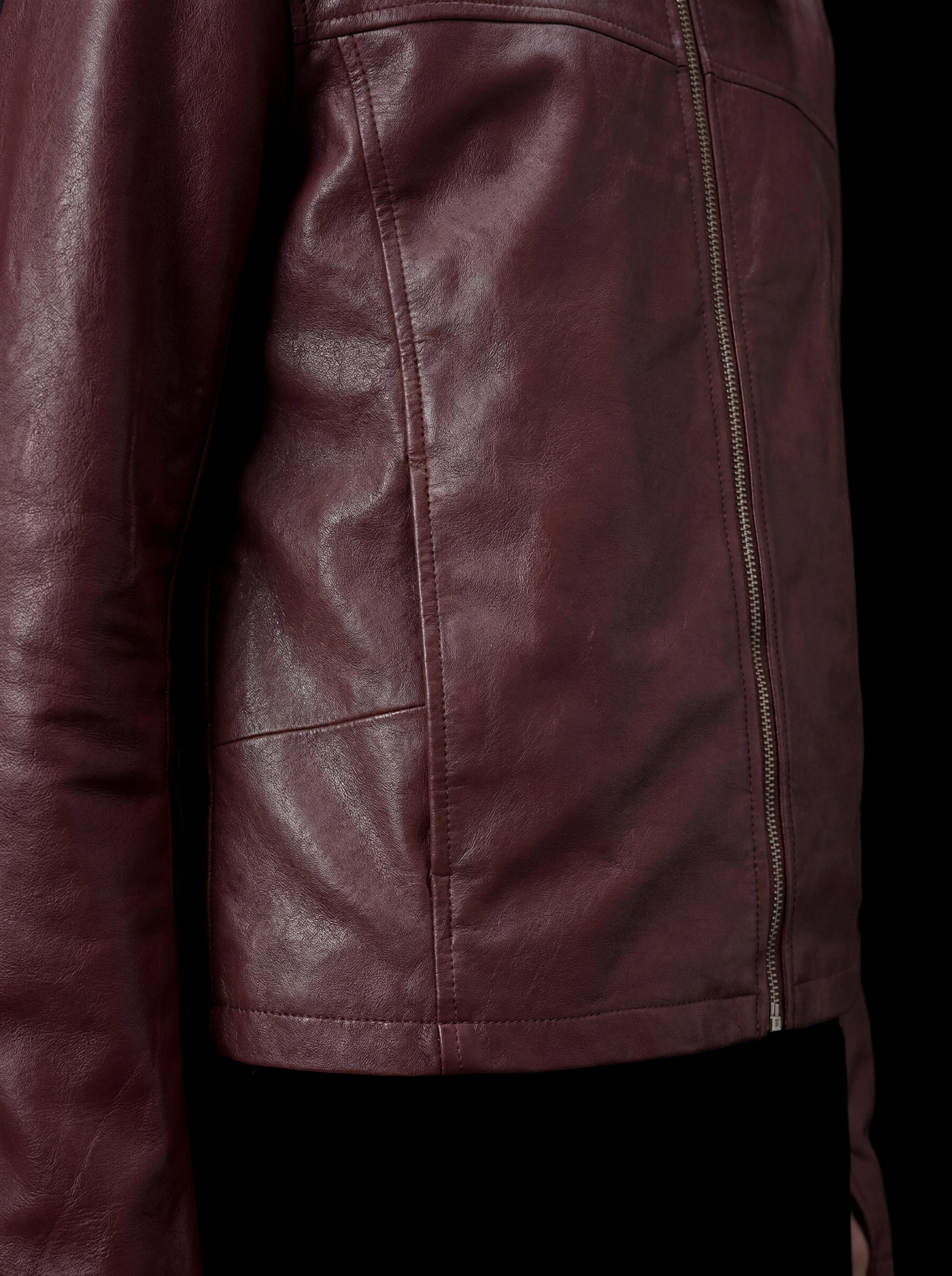 BANDITO LEATHER JACKET - BLOOD (pre-order)