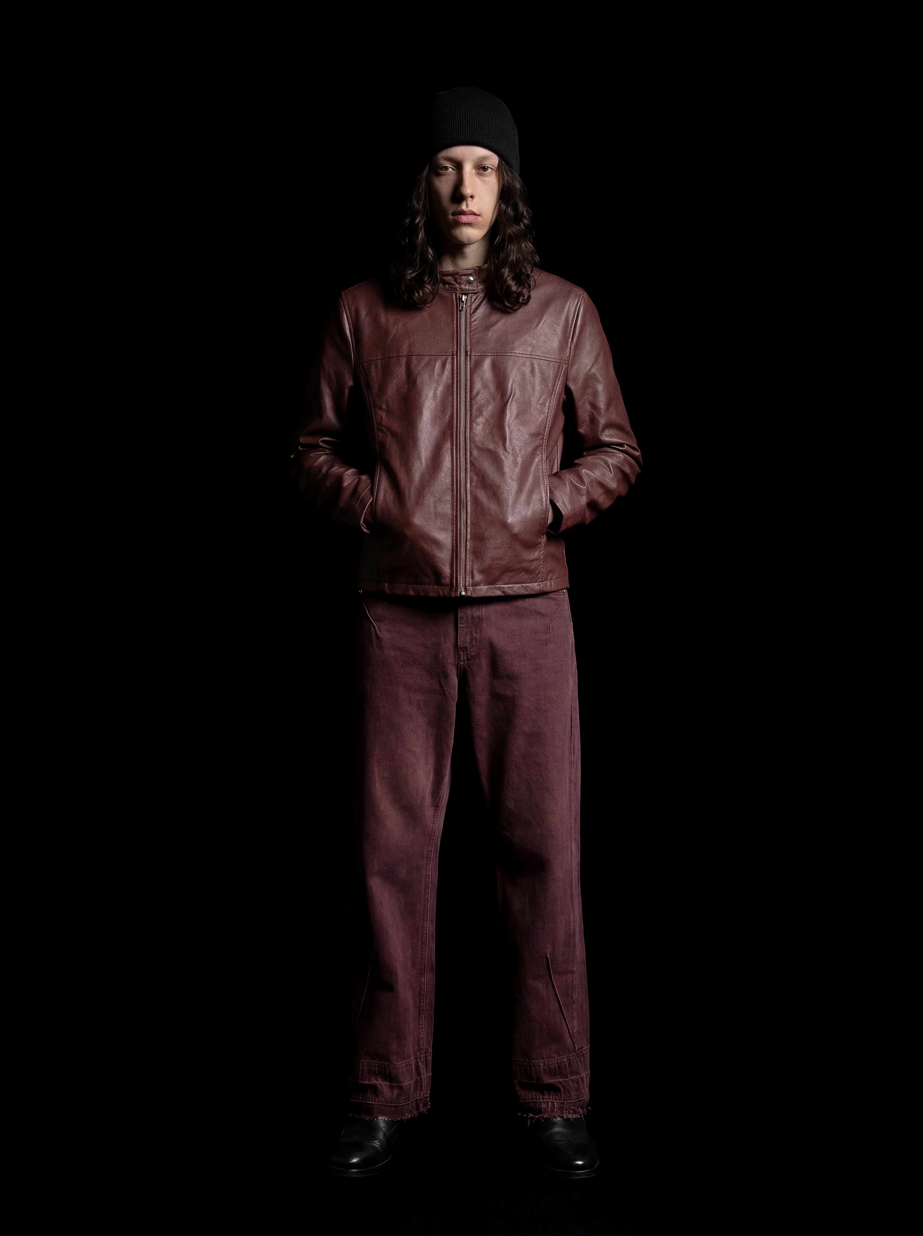 BANDITO LEATHER JACKET - BLOOD (pre-order)