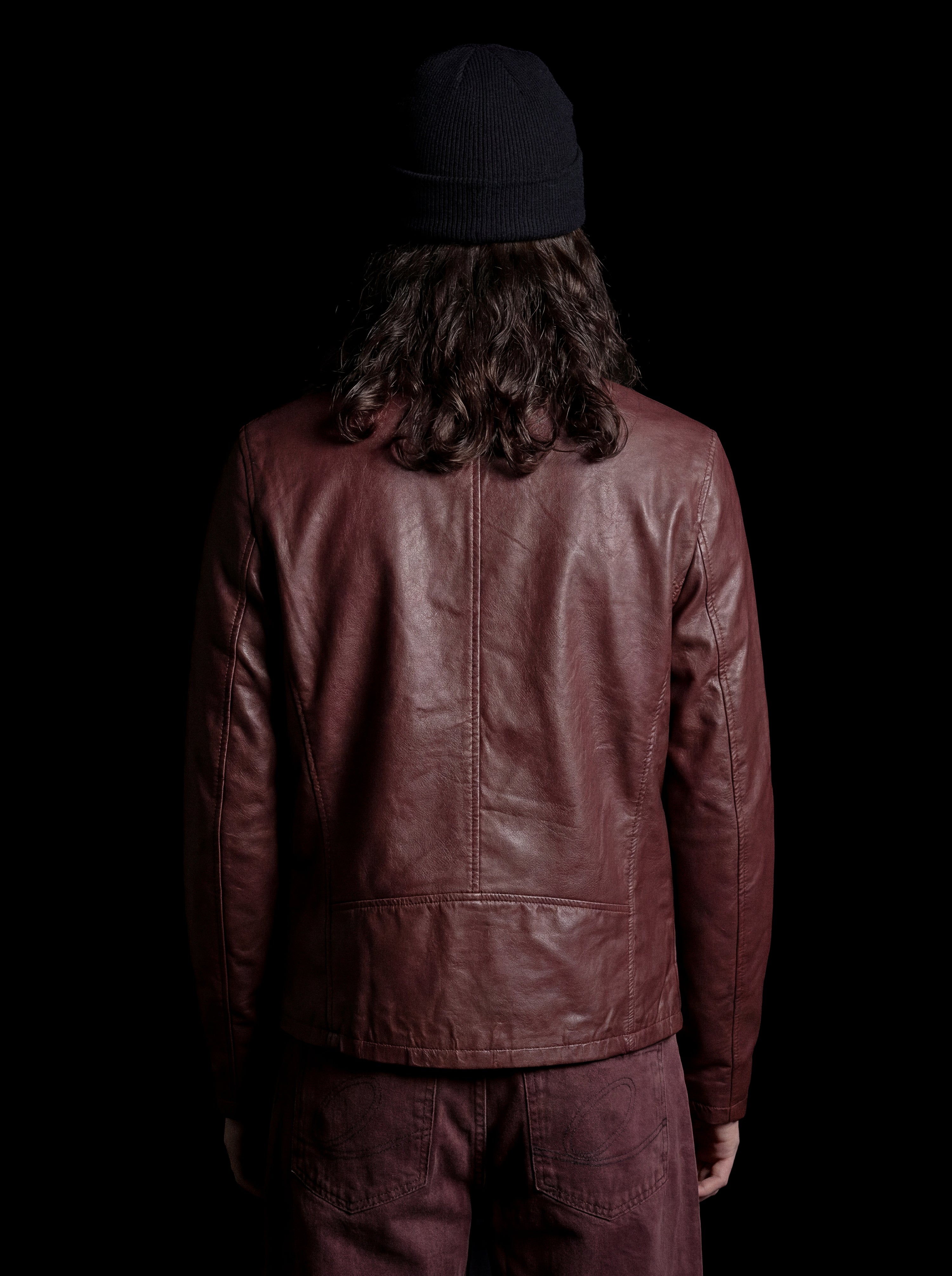 BANDITO LEATHER JACKET - BLOOD (pre-order)