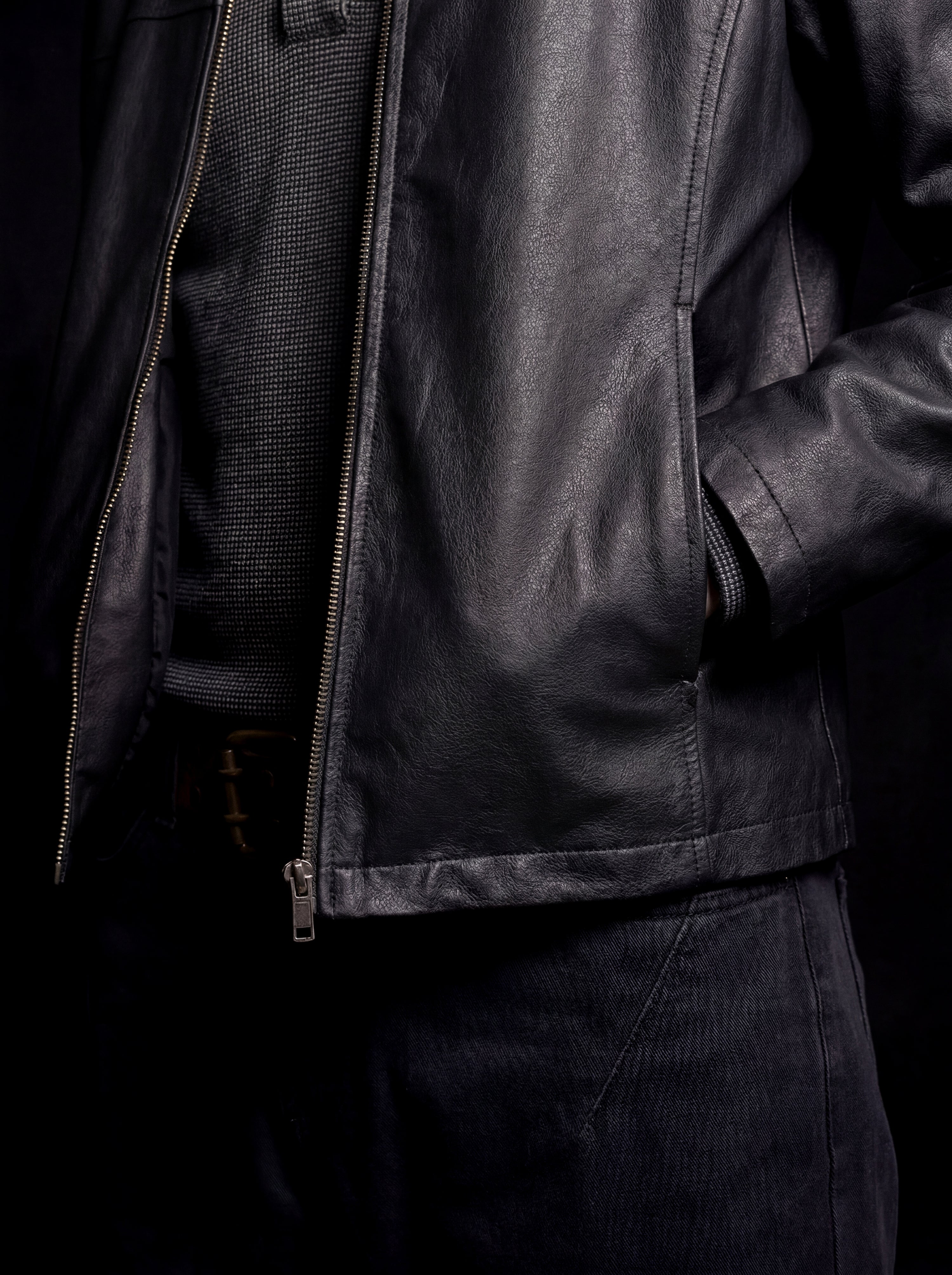 BANDITO LEATHER JACKET - BLACK (pre-order)