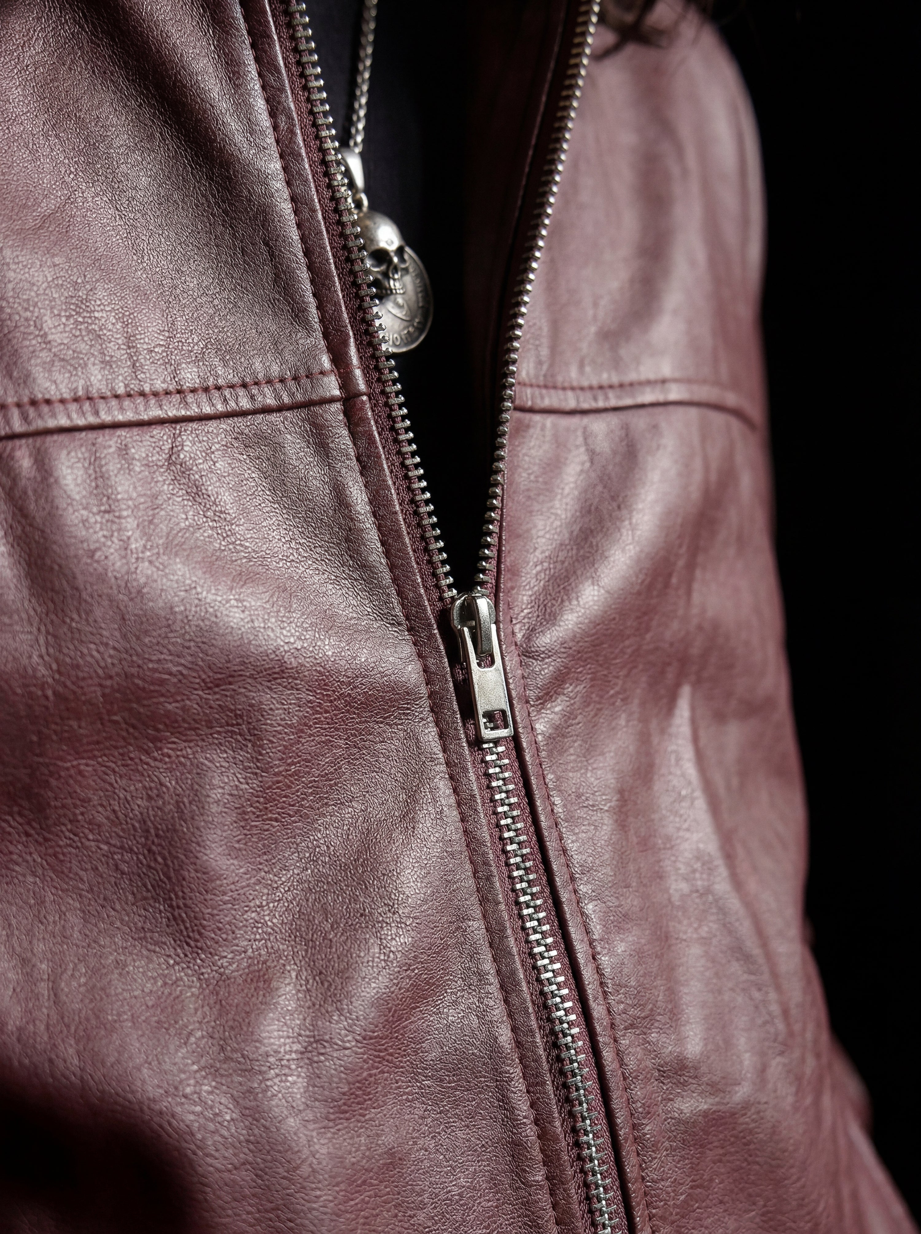 BANDITO LEATHER JACKET - BLOOD (pre-order)