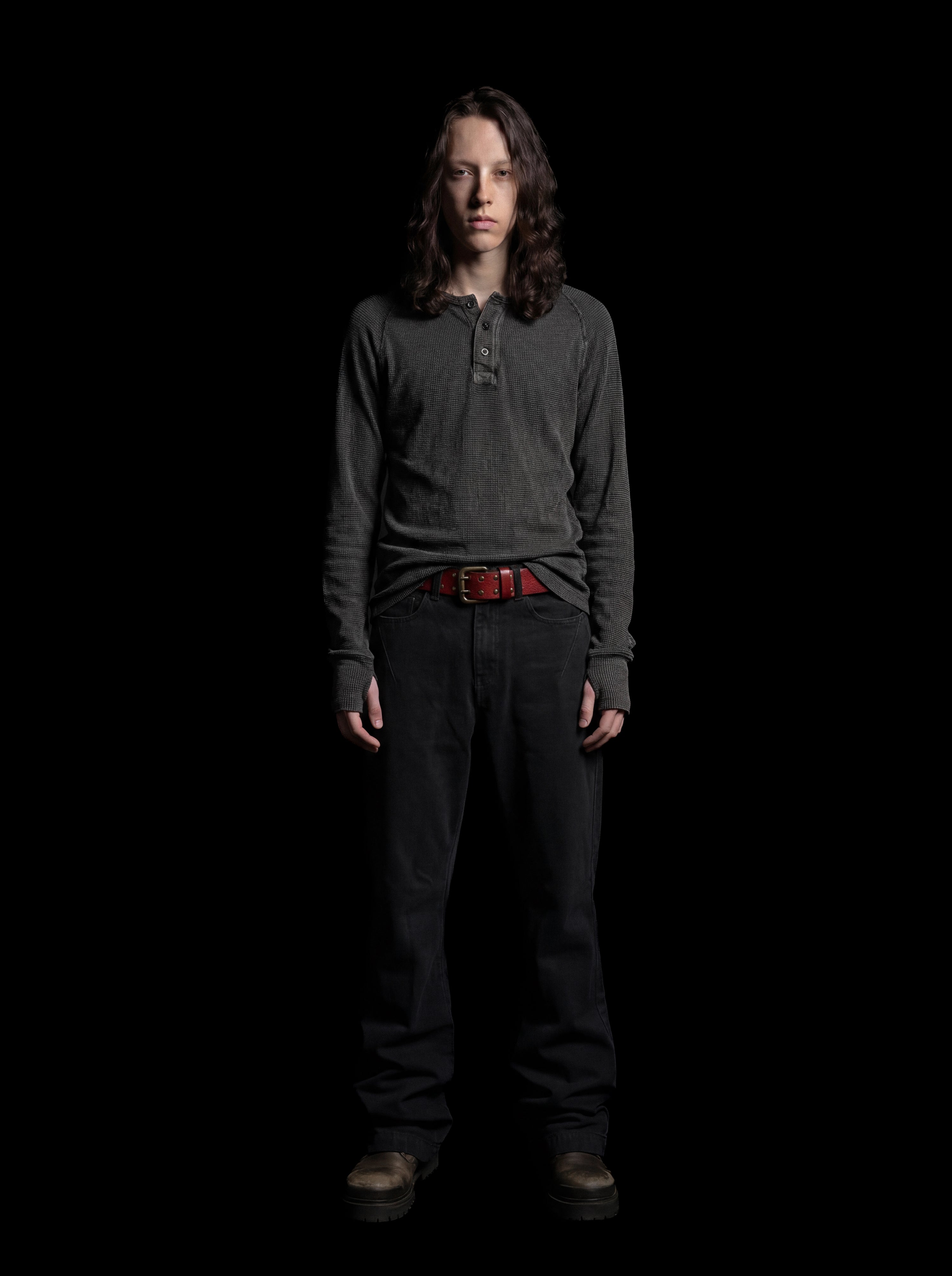 WAFFLE HENLEY - GREY
