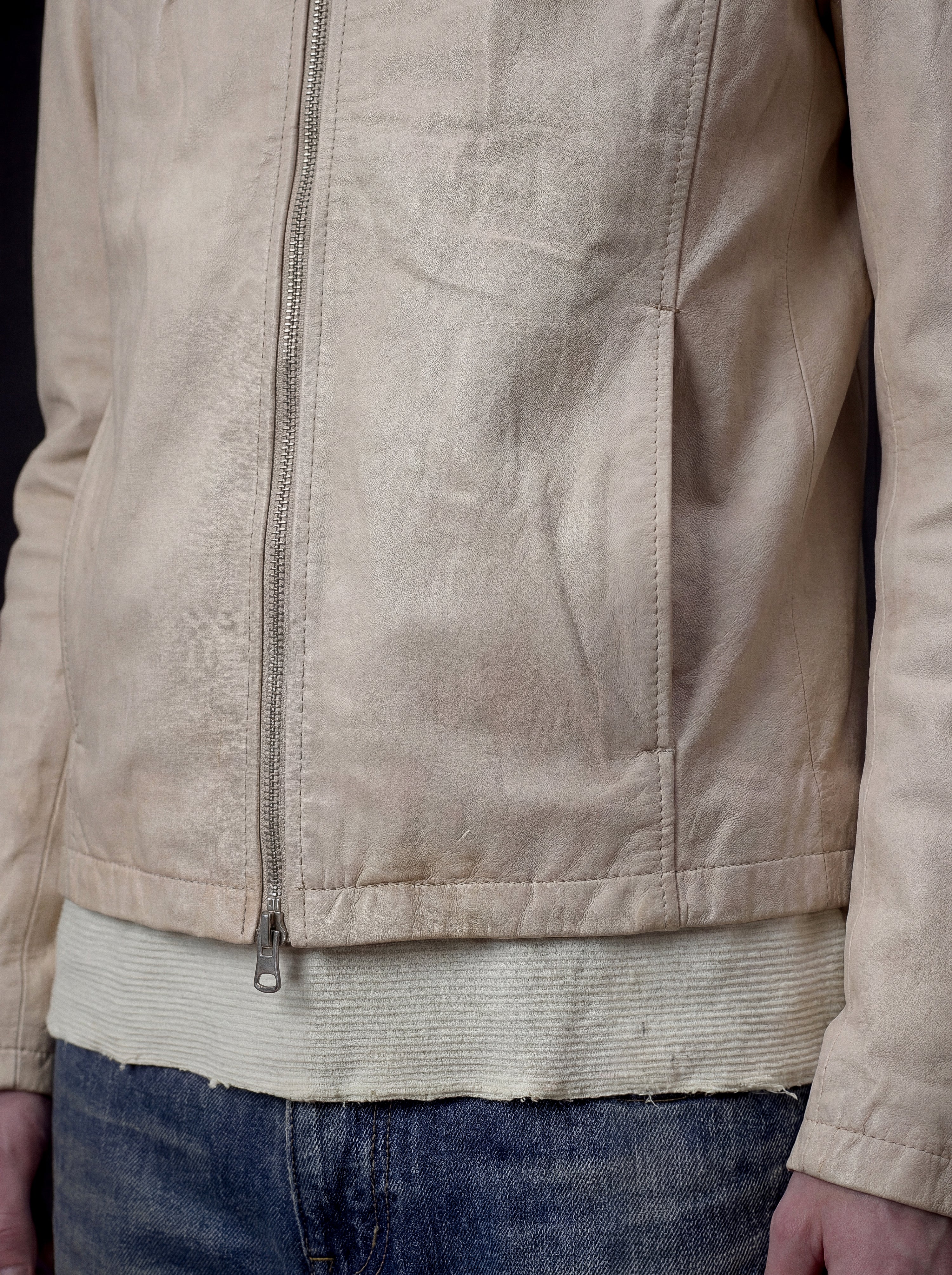 BANDITO GOATSKIN JACKET - BONE (pre-order)