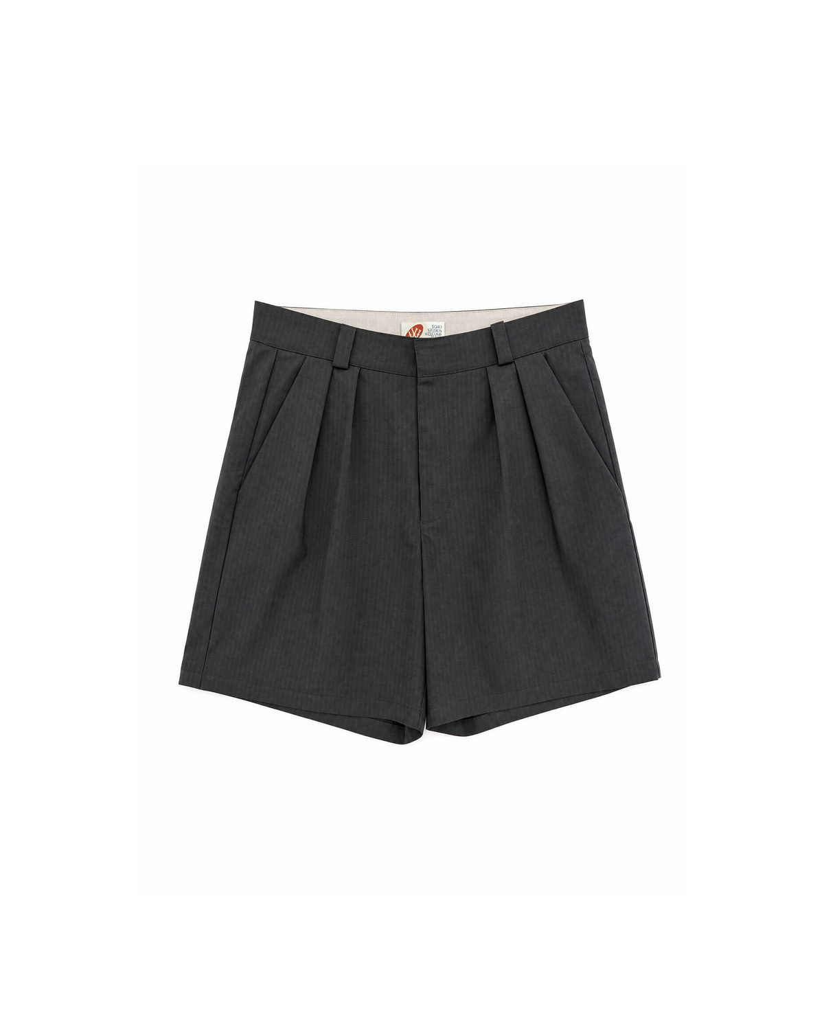CHARCOAL TAILORED SHORTS x WSG