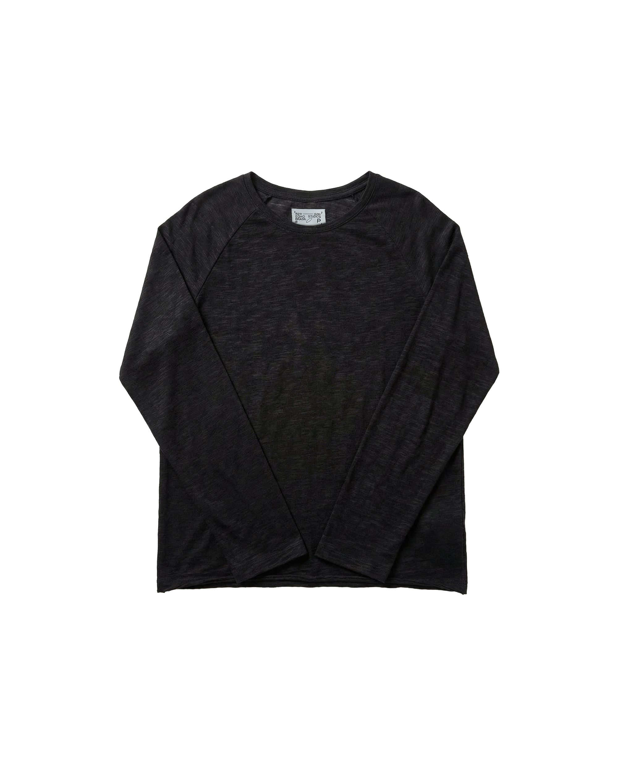 SLUB LONGSLEEVE - BLACK