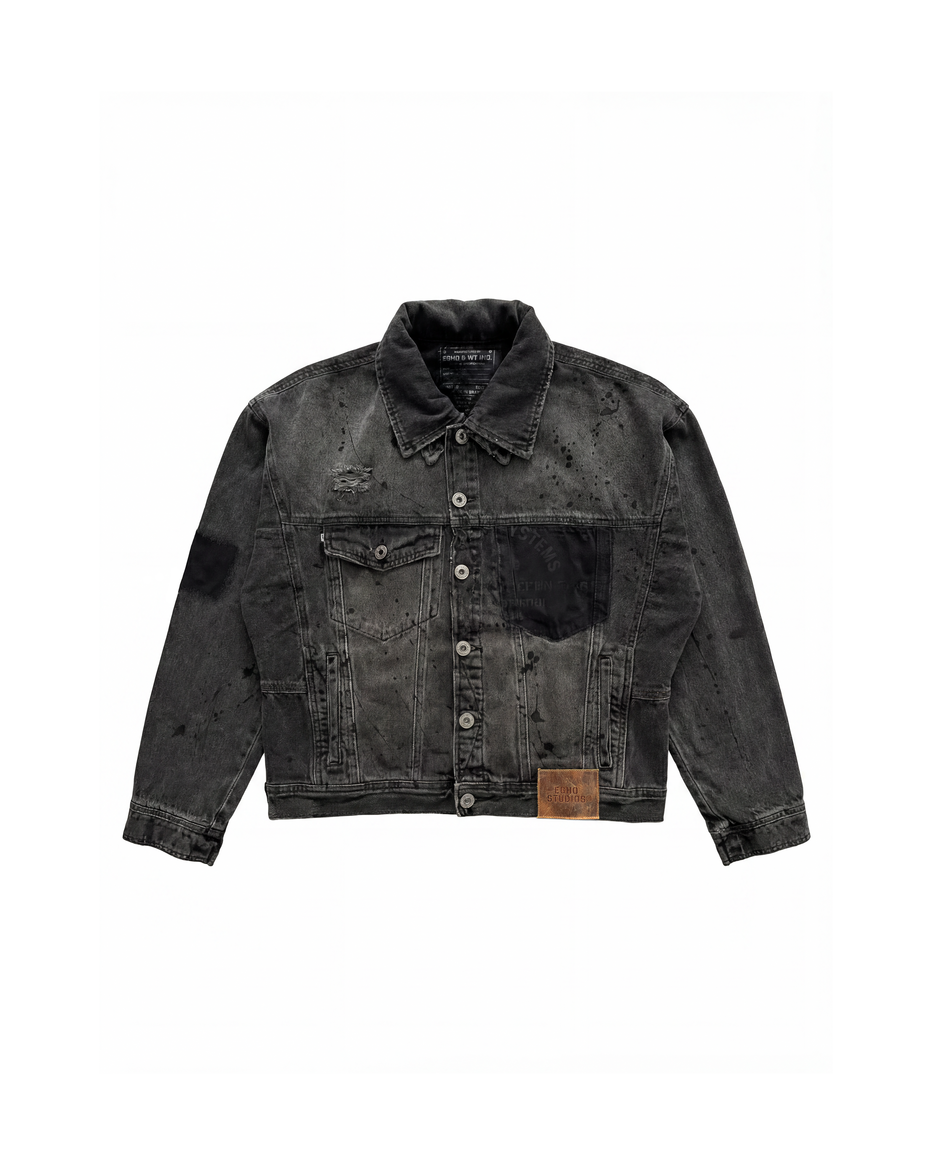 JAQUETA INDUSTRY DENIM BLACK