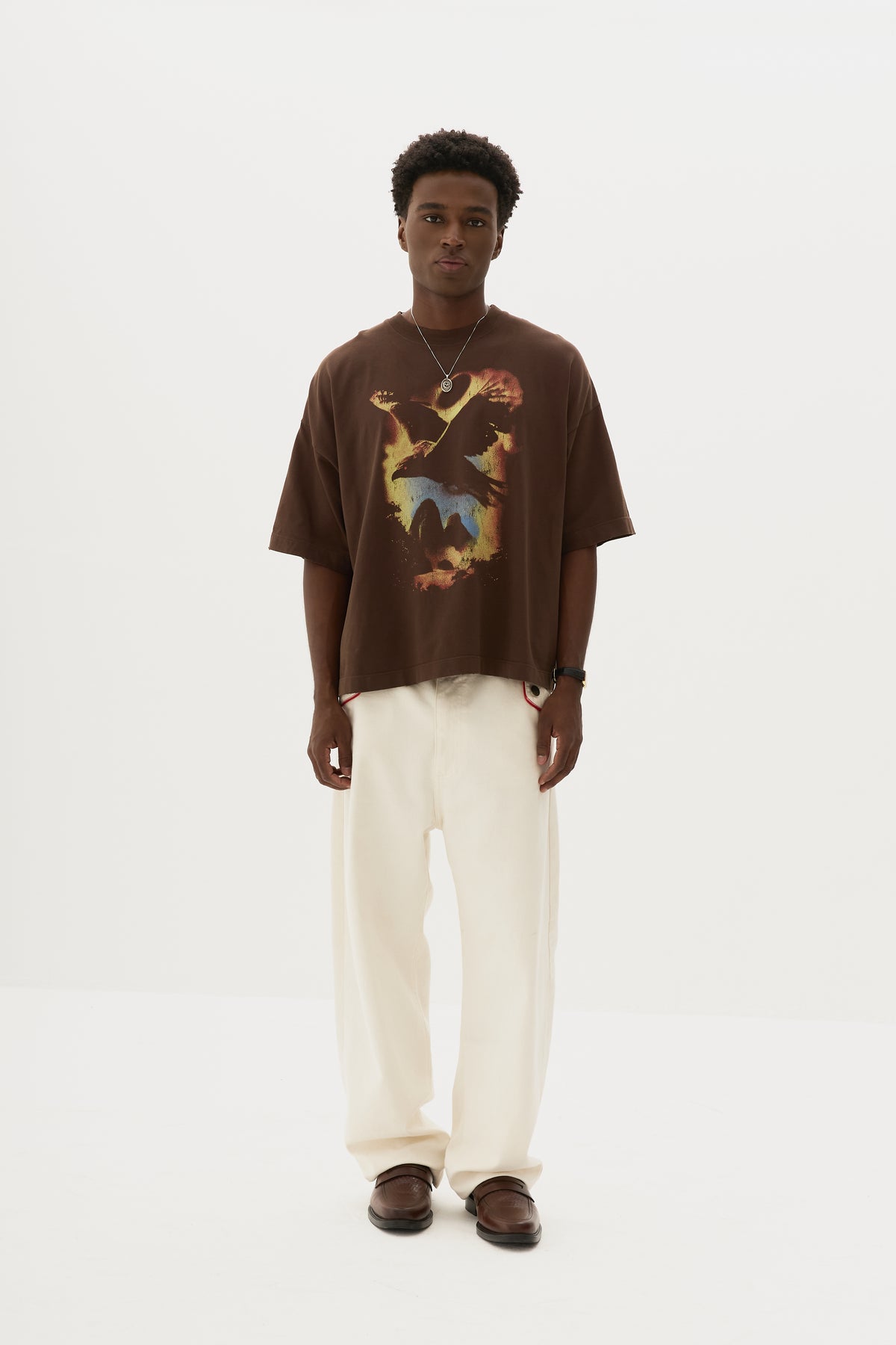 RAVEN STONED BOXY TEE x WSG