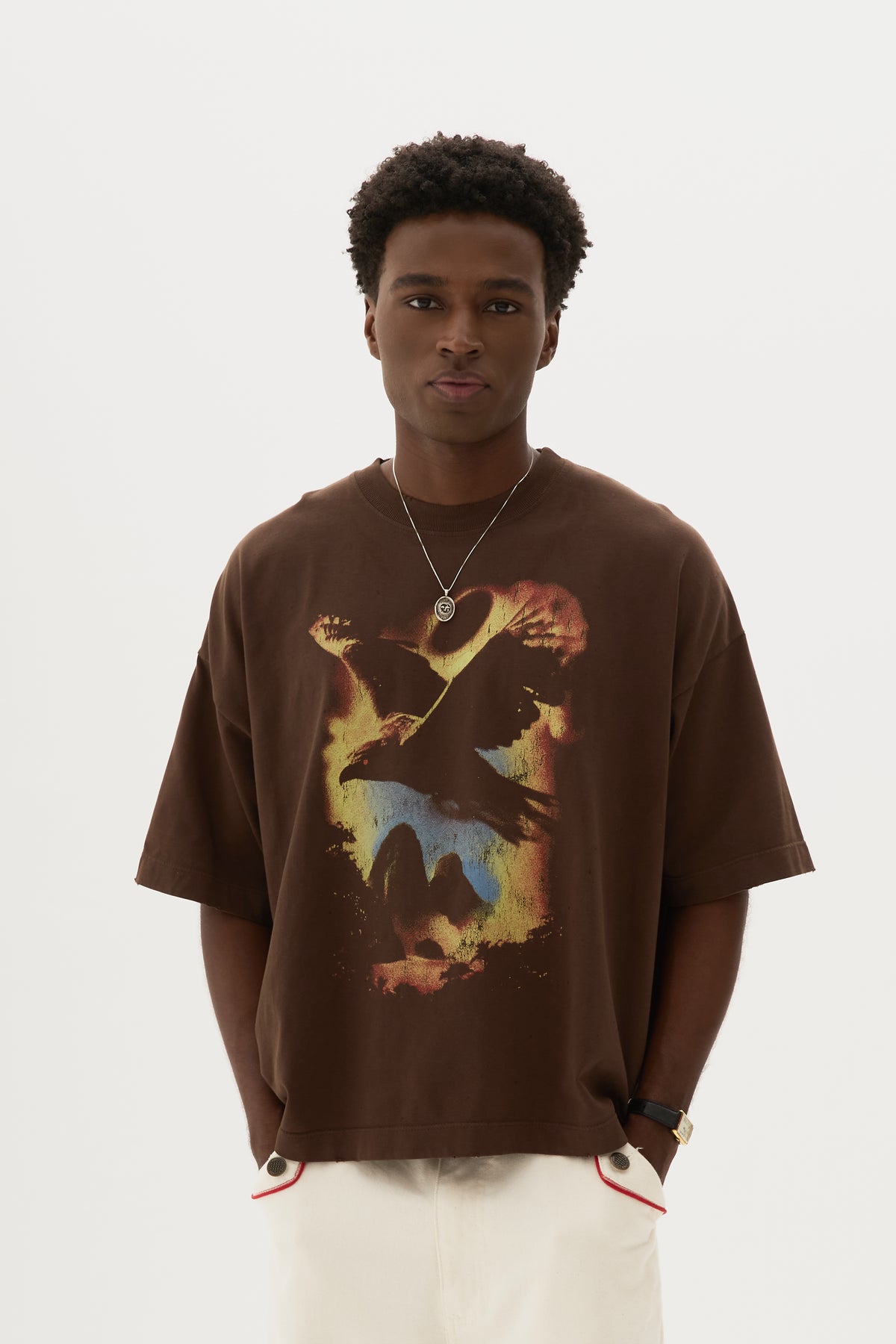 RAVEN STONED BOXY TEE x WSG