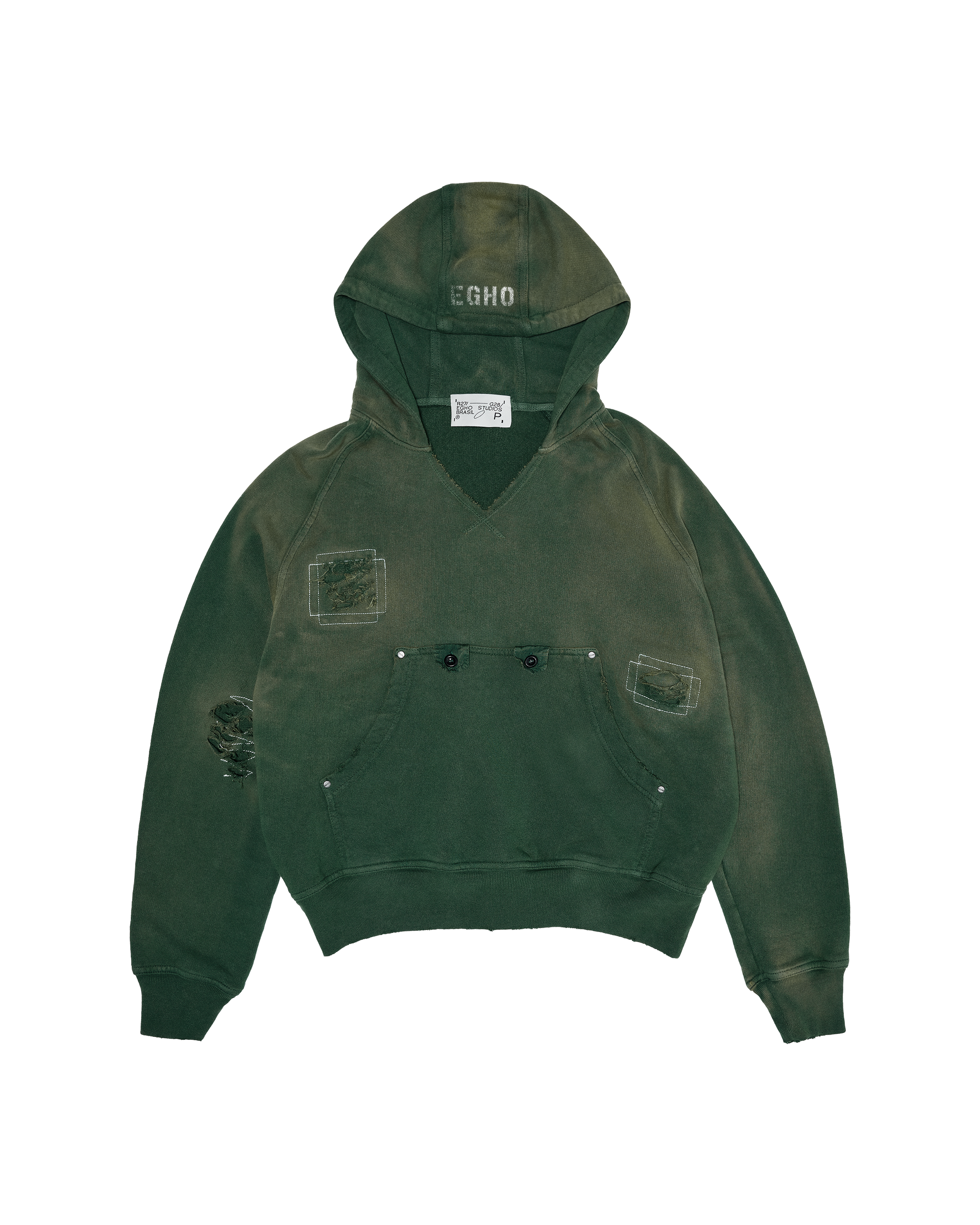 VOID HOODIE - DIRTY GREEN