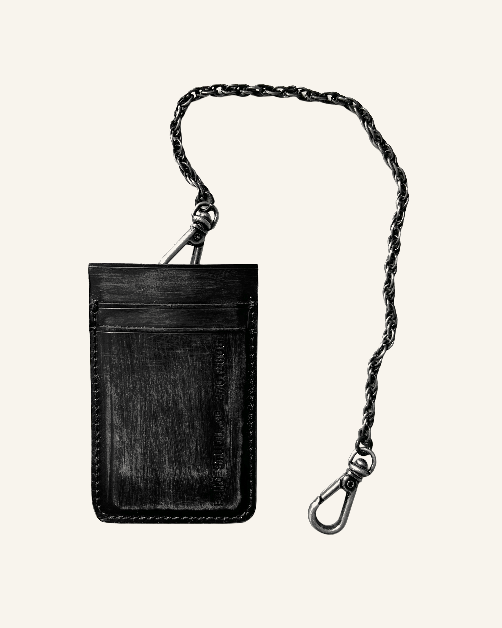 CHAIN CARD HOLDER CHALK